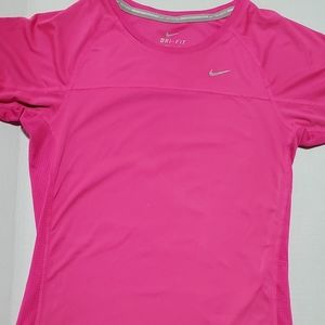 Nike hot pink dri fit size xs top